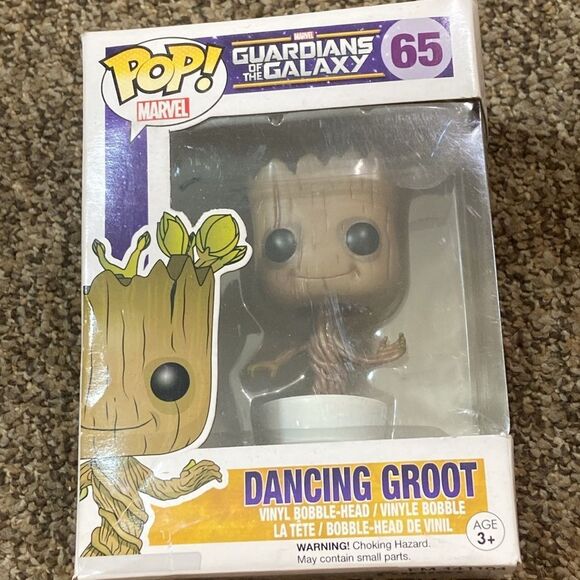 Guardianes Of The Galaxy Funko Pop! Dancing Groot Vinyl Figure 65 - Picture 3 of 9